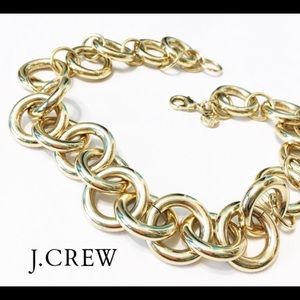 J. Crew gold link necklace